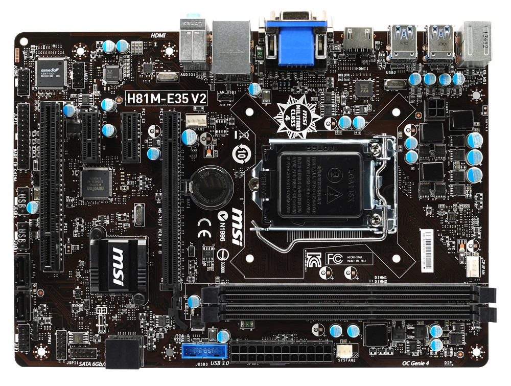 MSI Motherboard H81M E35 – Eloquent Performance